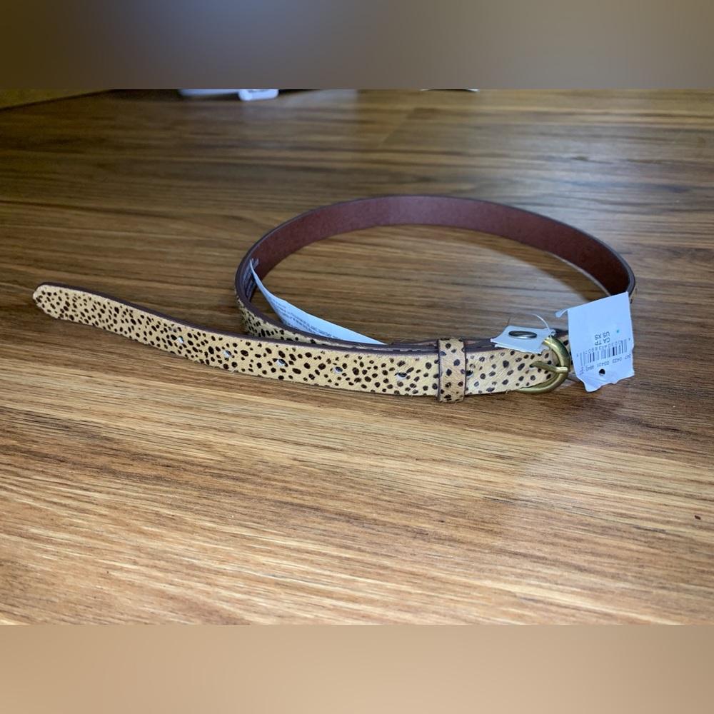 Aeropostale animal print Belt, 100% leather. Size small. NWT Riverdale tv show. - Picture 5 of 6